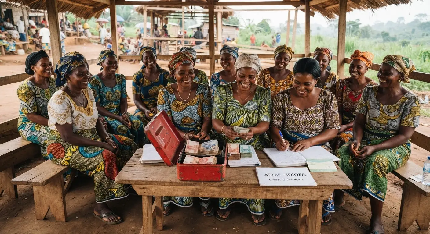 Femmes membres d'une coopérative